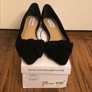Suede Steve Madden flats